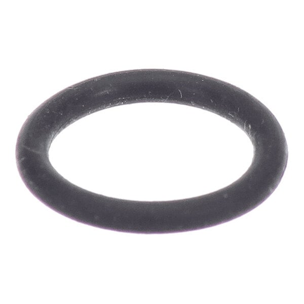 A black, circular rubber-like ring with a smooth surface, shown against a white background.