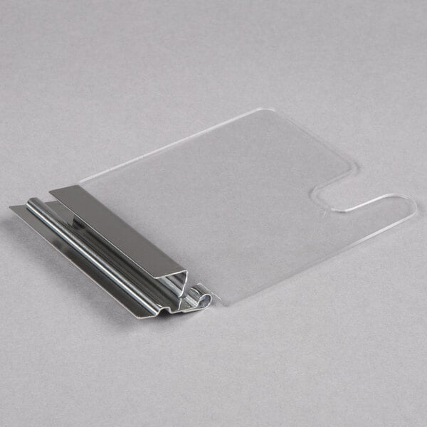 Cal-Mil Notched Plastic Lid with Stainless Steel Hinge - 3/Case