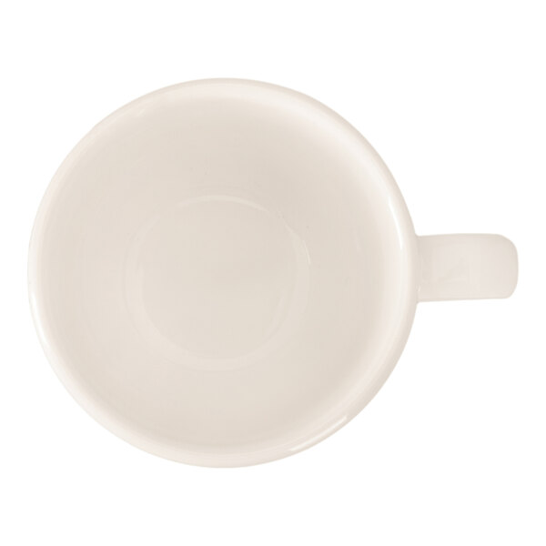 Oneida Cortado by 1880 Hospitality 3 oz. Beige Fine Porcelain Espresso Cup - 6/Case