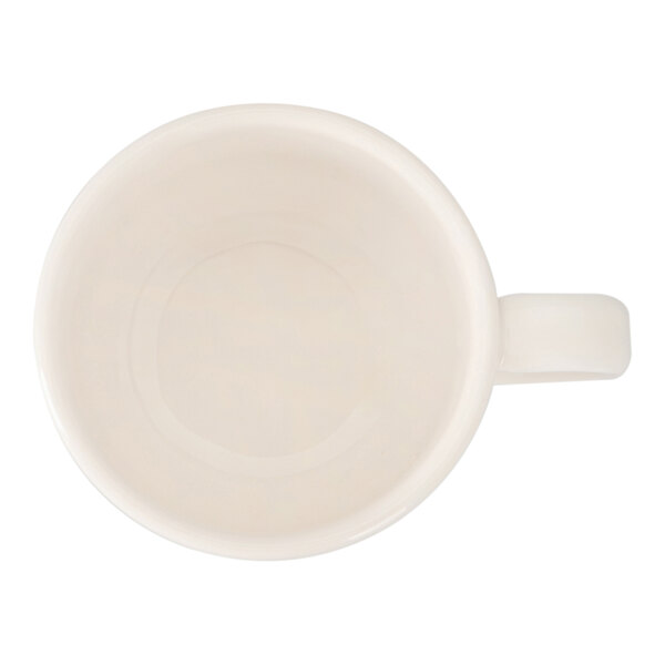 Oneida Passport by 1880 Hospitality 3.4 oz. Cream Fine Porcelain Espresso Cup - 6/Case