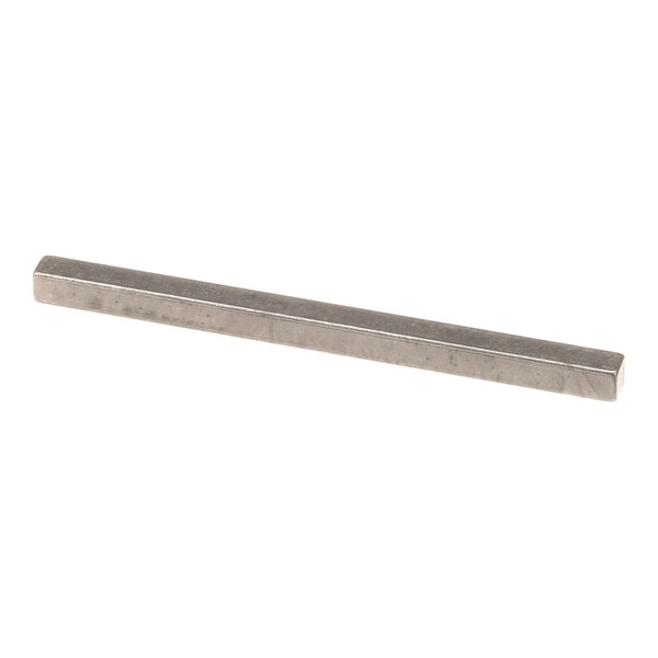 A metal rod with a square cross-section and a smooth surface, shown against a white background.