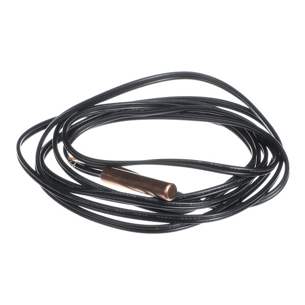 A coiled black cable with a cylindrical metallic sensor probe attached to one end.