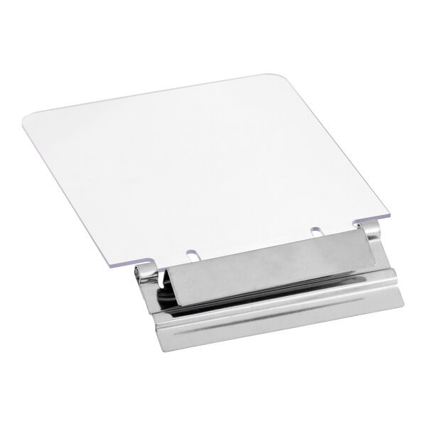 Cal-Mil Solid Plastic Lid with Stainless Steel Hinge - 3/Case