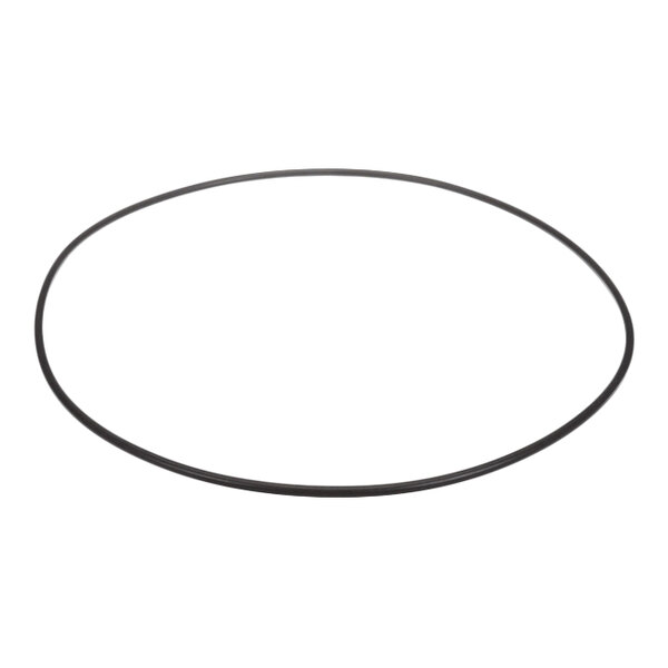 A thin, black circular ring with a smooth surface, shown against a white background.