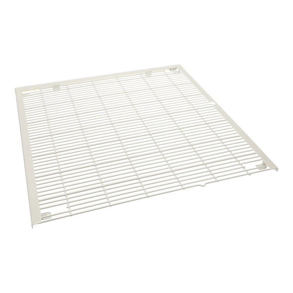 A rectangular metal wire grille with a grid pattern and a solid border, shown on a white background.