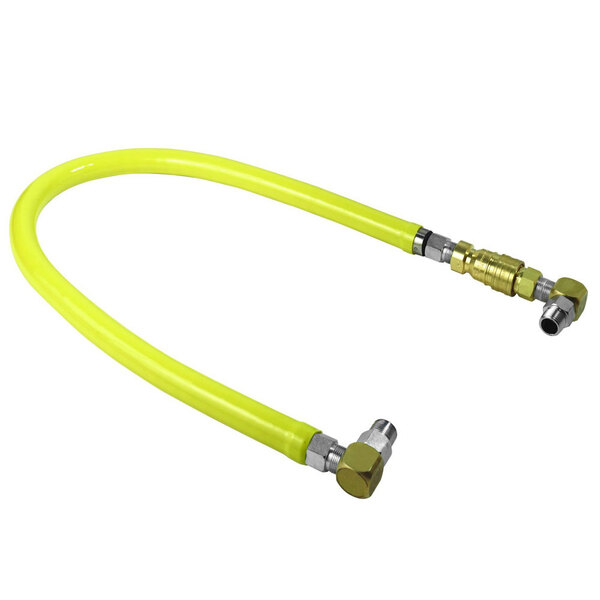T&S Brass HG-2D-72 Gas Hose with Free Spin Fittings 3/4-Inch Npt and 72-Inch Long