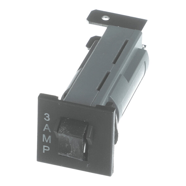 A rectangular black and gray electrical component with a switch labeled '3 AMP' on the front panel.