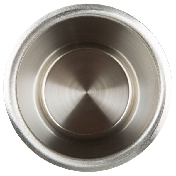 Cal-Mil 4 1/2" x 5 1/2" Solid Stainless Steel Flatware Cylinder 1017-SOLID - 3/Case