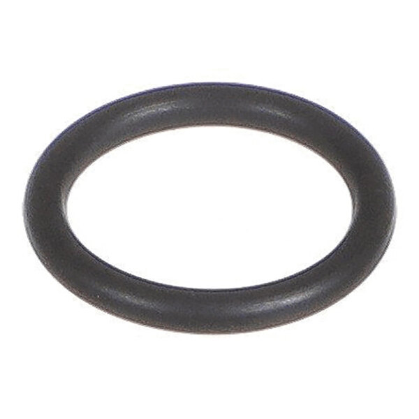 A black, circular rubber-like ring with a smooth surface, shown against a white background.