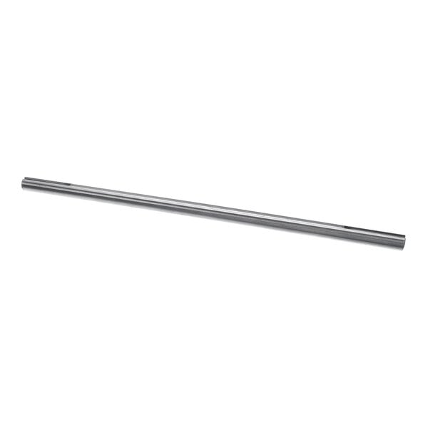 A long, cylindrical metal rod with a smooth, shiny surface, shown against a white background.