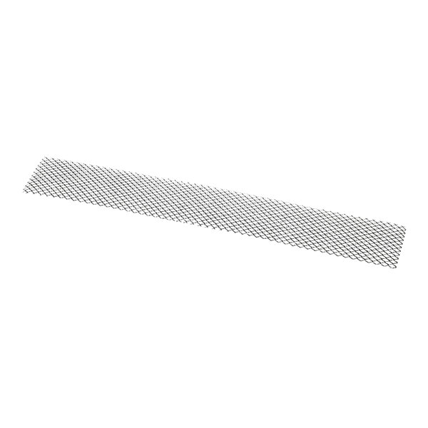 A rectangular, thin mesh filter with a diamond-shaped grid pattern.