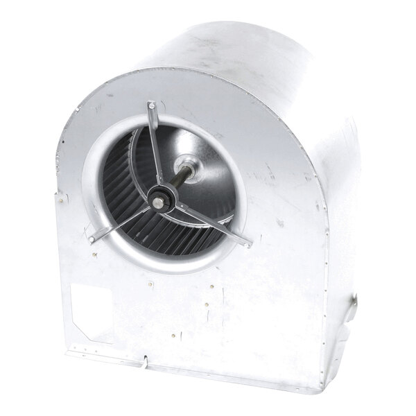 A long metal heating element assembly with coiled wires and attached electrical components.