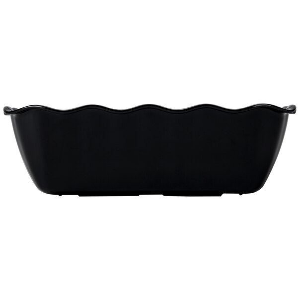 Cambro 4.9 Qt. Black Deli Crock DC10110 - 6/Case