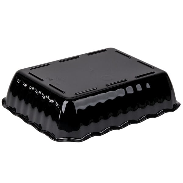 Cambro 4.9 Qt. Black Deli Crock DC10110 - 6/Case