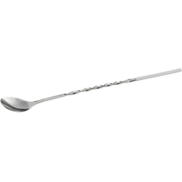 American Metalcraft 11" Stainless Steel Twisted Bar Spoon 511P - 6/Case