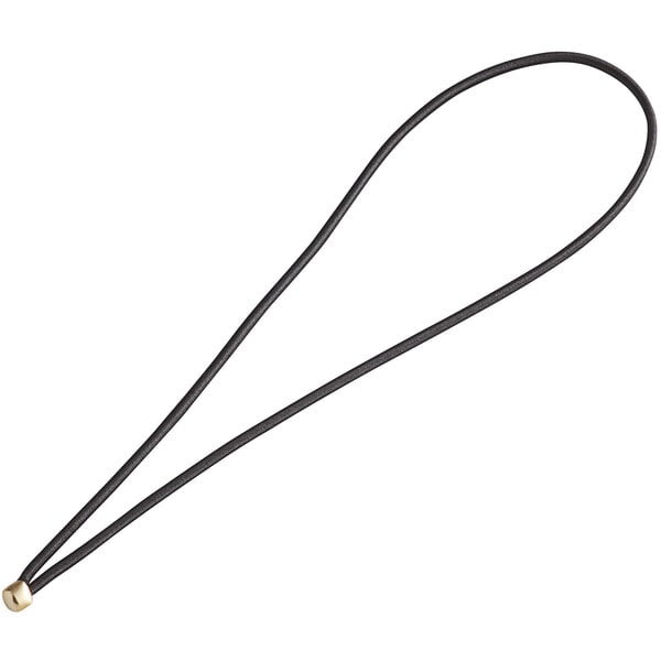 H. Risch, Inc. 8" Black Elastic Menu Band for Menu Covers - 100/Case