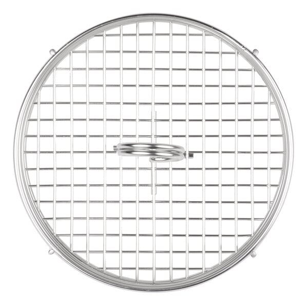 Clipper Mill by G.E.T. 7 1/2" Stainless Steel Round Condiment Caddy with Card Holder - 12/Case
