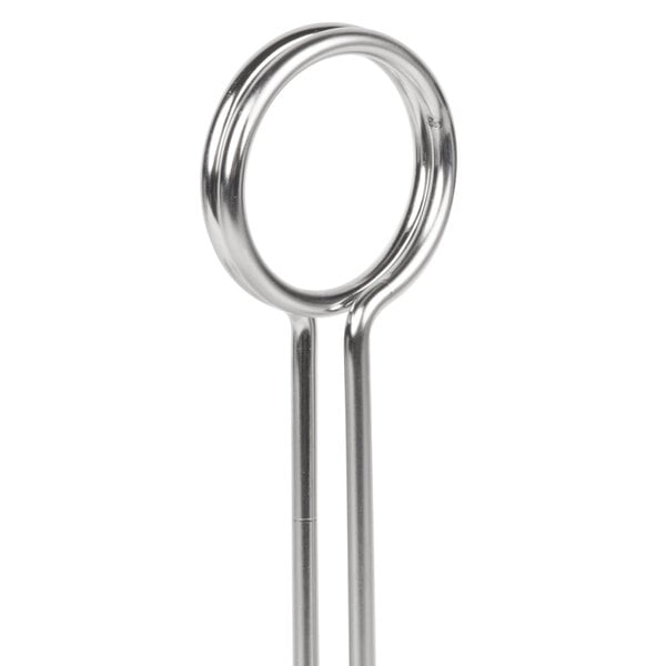Clipper Mill by G.E.T. 7 1/2" Stainless Steel Round Condiment Caddy with Card Holder - 12/Case