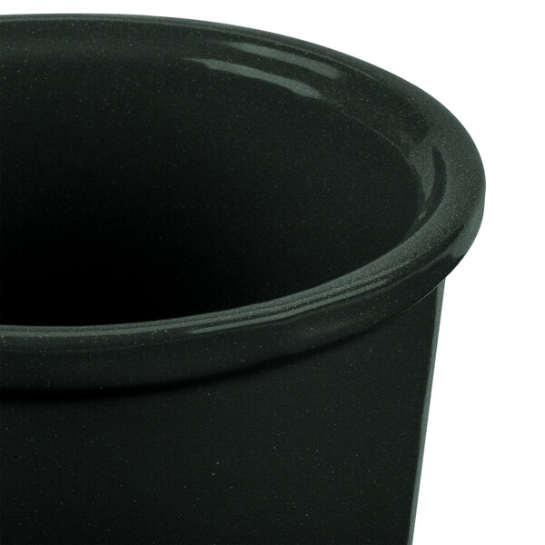 Tablecraft CW1665BKGS 1.25 Qt. Black with Green Speckle Cast Aluminum ...