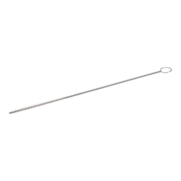 A long, thin brush with a twisted wire handle and a loop at one end.