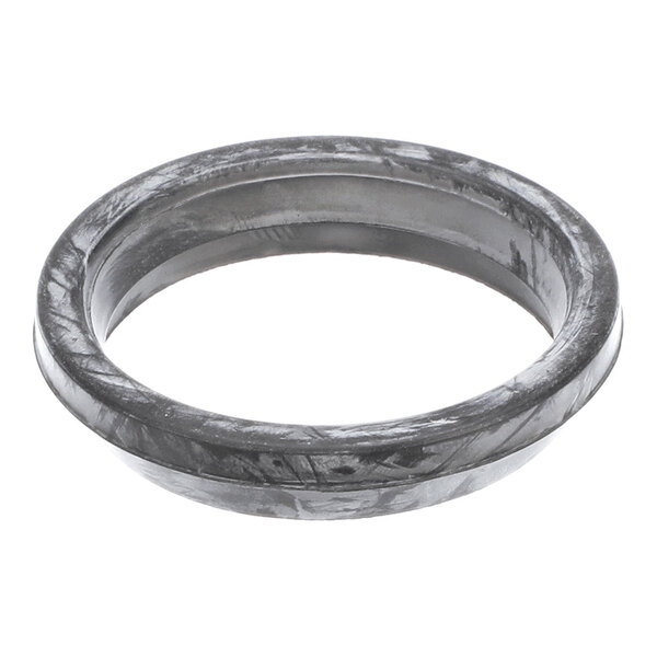 A round, gray, marbled ring-shaped object with a smooth surface, likely made of rubber or a similar material.