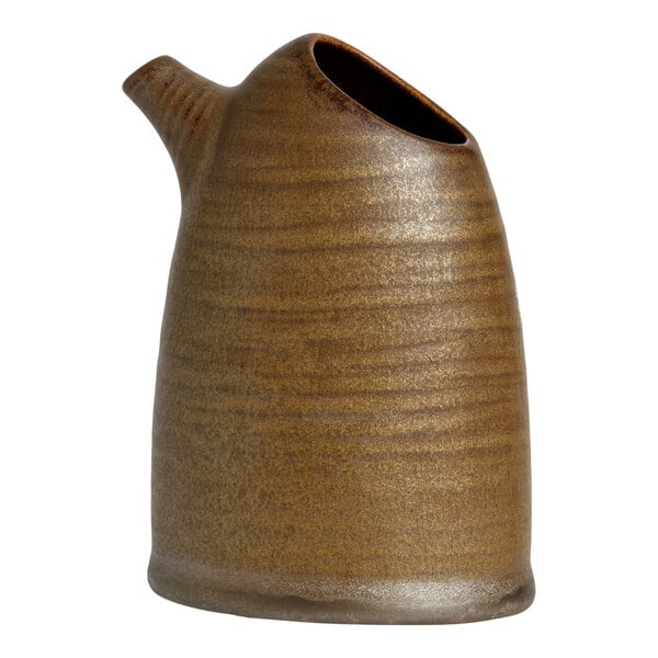 Folio Patina from Steelite International 4 oz. Bronze Porcelain Sauce Jug - 12/Case