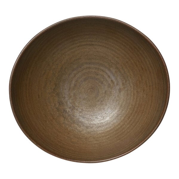 Folio Patina from Steelite International 13.5 oz. Bronze Porcelain Bowl - 24/Case
