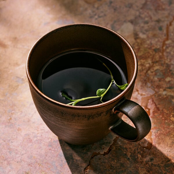 Folio Patina from Steelite International 10.75 oz. Bronze Porcelain Mug - 24/Case