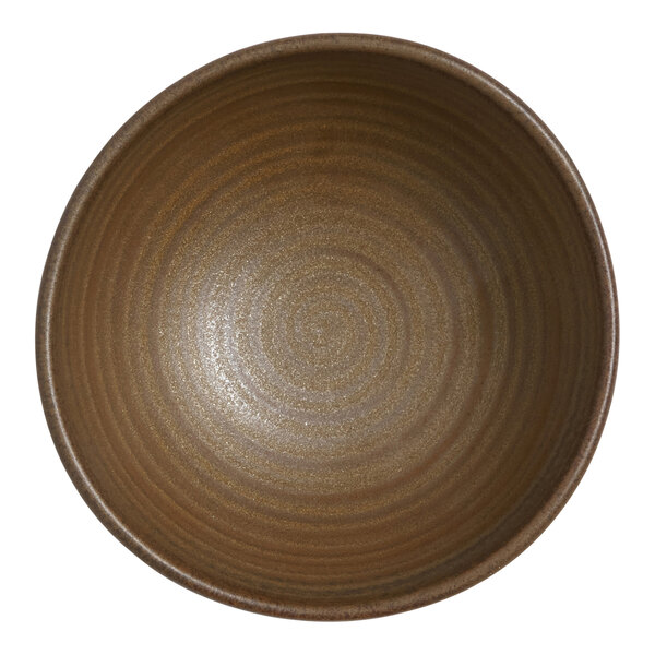 Folio Patina from Steelite International 4 oz. Bronze Porcelain Ramekin - 24/Case