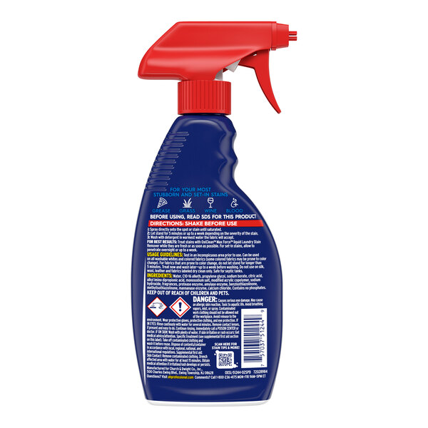 OxiClean 12 fl. oz. Max Force Stain Remover Spray - 12/Case