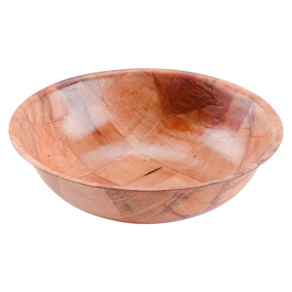 Round Woven Wooden Bowls Wooden Bowl Snack Bowl Salad Serving Bowl 