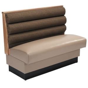 a close up of a stack of brown fabric