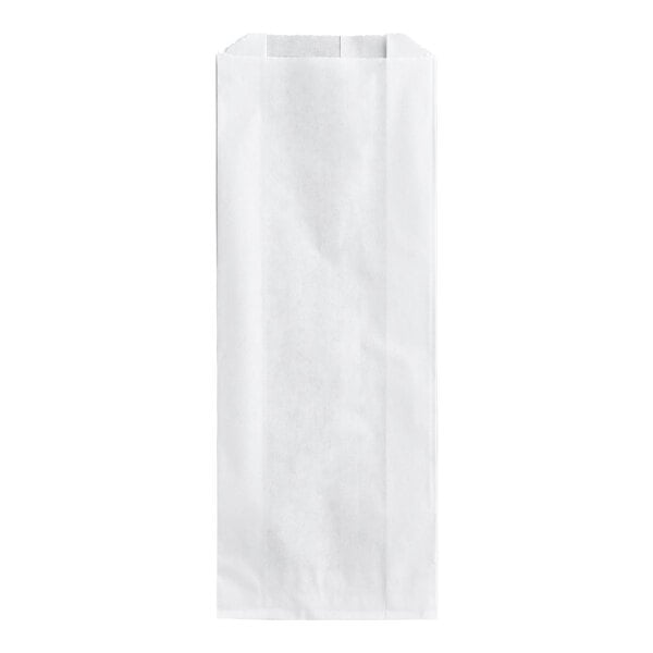 Carnival King 3 1/2" x 1 1/2" x 9" Plain Paper Hot Dog Bag - 1,000/Case