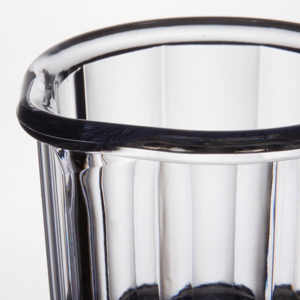 2 oz. Clear SAN Plastic Creamer / Syrup Cup 24/Pack