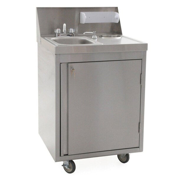 Eagle Group Phs S C Cold Water Portable Sink With Stainless Steel Bowl