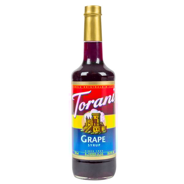 Torani 750 mL Grape Flavoring / Fruit Syrup