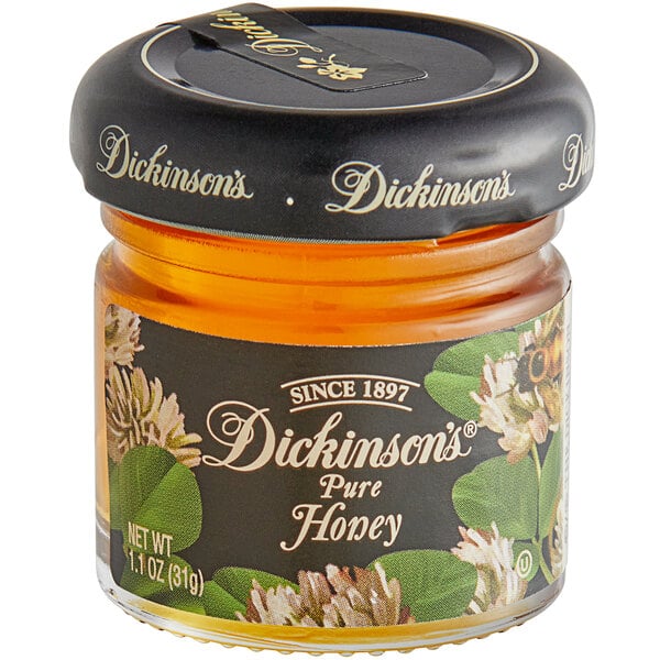 Dickinson S 1 1 Oz Pure Clover Honey 72 Case