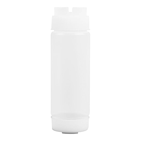 TableCraft 12SV 12 oz. INVERTAtop Dualway First In First Out "FIFO" Squeeze Bottle