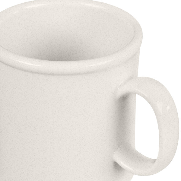 A white Santa Fe Tritan mug with a handle.