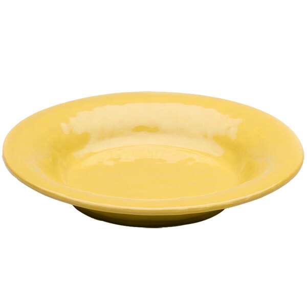 Elite Global Solutions D1178PB Tuscany 28 oz. Mustard Yellow Melamine