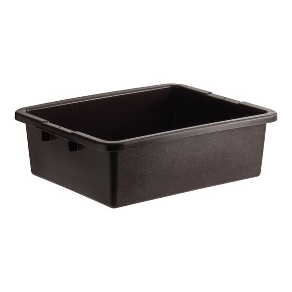 Rubbermaid® FG335192BRN 21" x 17" x 7" Brown High Density Polyethylene Bus Tub