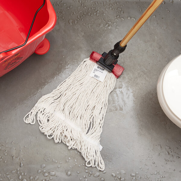 Continental Wilen A05001 16 oz. Poly/Cotton Loop End Wet Mop Head with