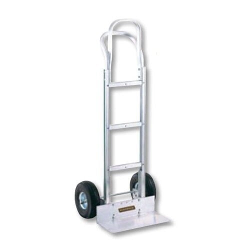 A close-up of the Harper G-Series hand truck wheels.
