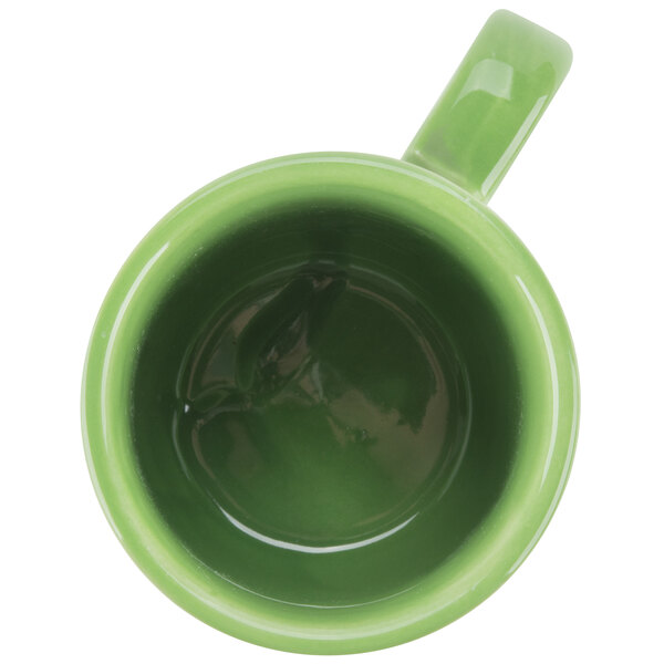 A green CAC Venice stacking mug with a handle.