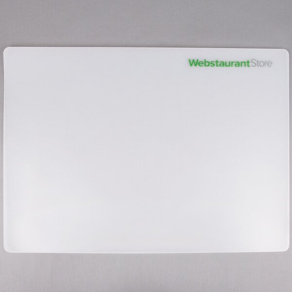 WebstaurantStore 24 x 18 Flexible Cutting Board Mat with Logo - 2/Pack