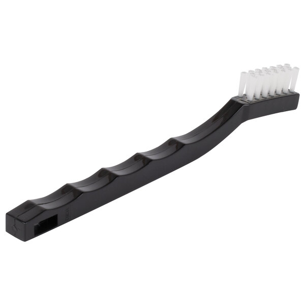 ACS B861 7 1/4" Scrubble Toothbrush Style Utility Brush with Nylon Bristles