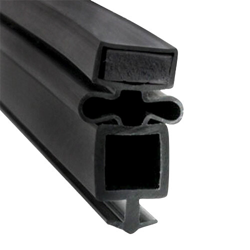 A black square True 810808 Equivalent Magnetic Door Gasket.