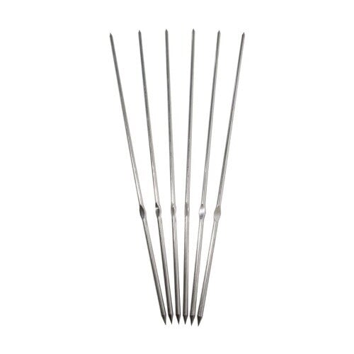 Town 249430 stainless steel skewers with six metal needles.