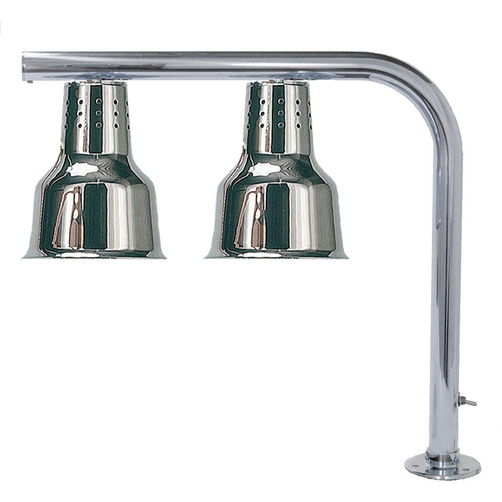 Hanson Heat Lamps FLD/FM/CH Dual Bulb Heat Lamp with Chrome Finish