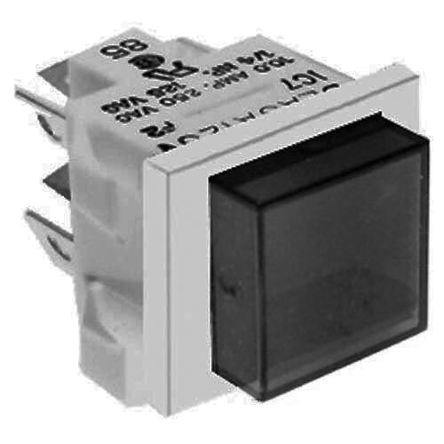 All Points 421065 Square Push Button On/Off Switch with Red Light